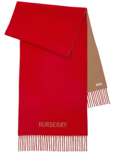 Equestrian Knight cashmere scarf by BURBERRY