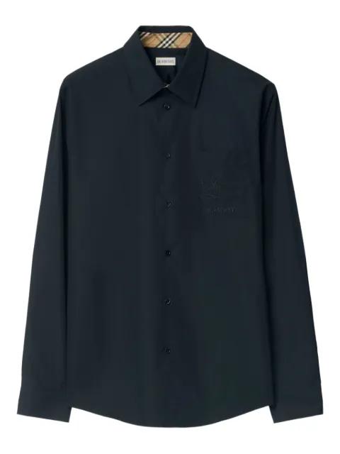 Equestrian-Knight embroidered shirt by BURBERRY