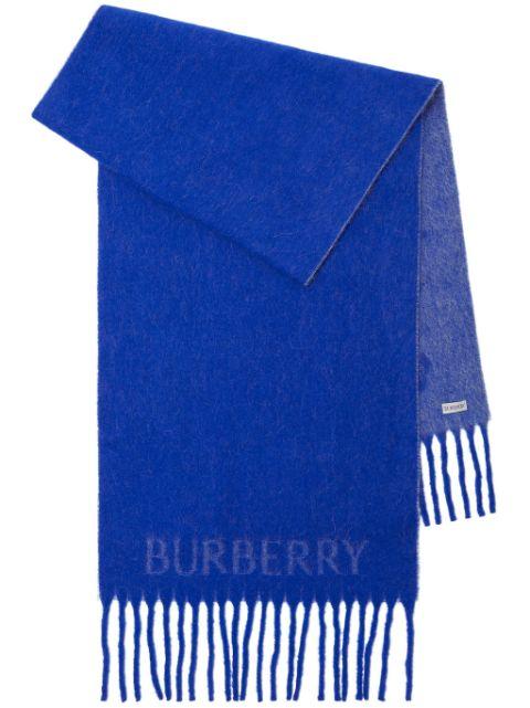 Equestrian Knight felted scarf by BURBERRY
