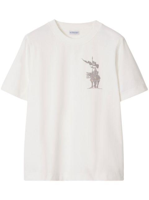 Equestrian Knight-motif T-shirt by BURBERRY