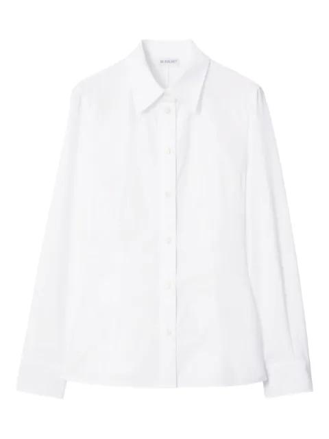 Equestrian Knight-motif cotton shirt by BURBERRY