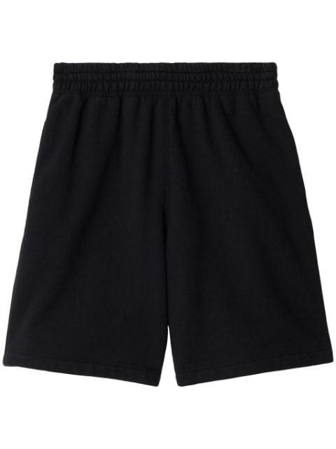 Equestrian Knight-motif cotton shorts by BURBERRY