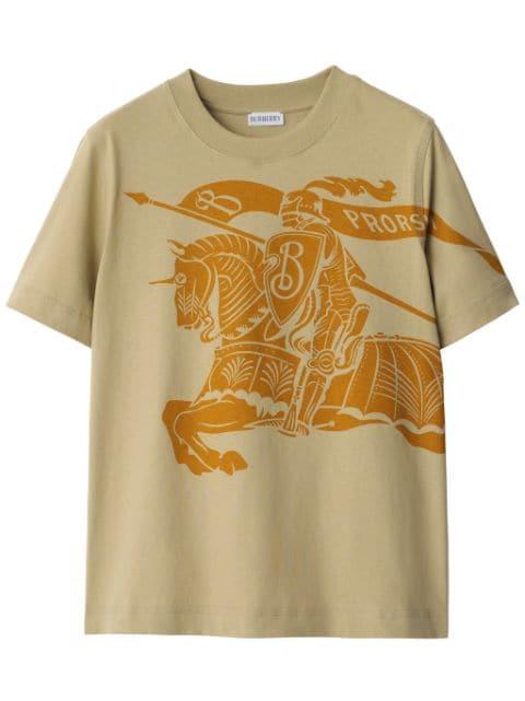 Equestrian Knight-print crew-neck T-shirt by BURBERRY