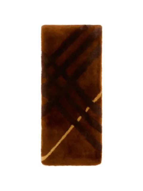 Equestrian knight shearling scarf by BURBERRY