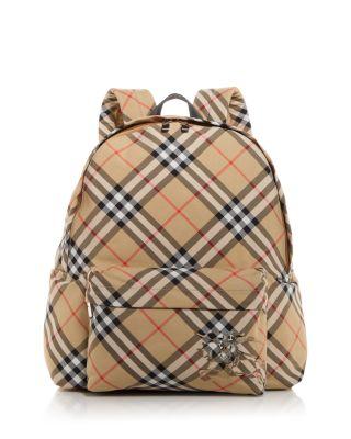 Essential Check Backpack by BURBERRY