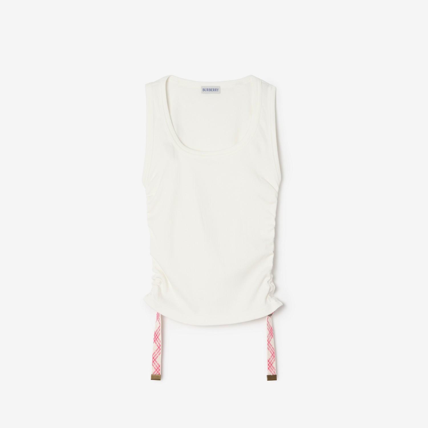 Festival Cotton Blend Tank Top by BURBERRY
