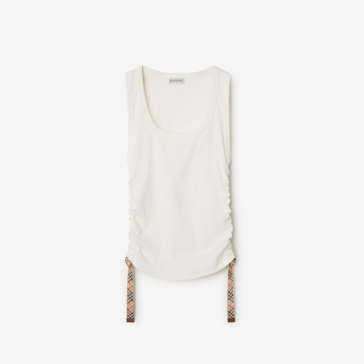 Festival Stretch Cotton Tank Top by BURBERRY