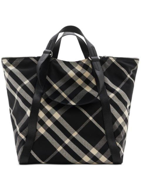 Festival canvas tote bag by BURBERRY