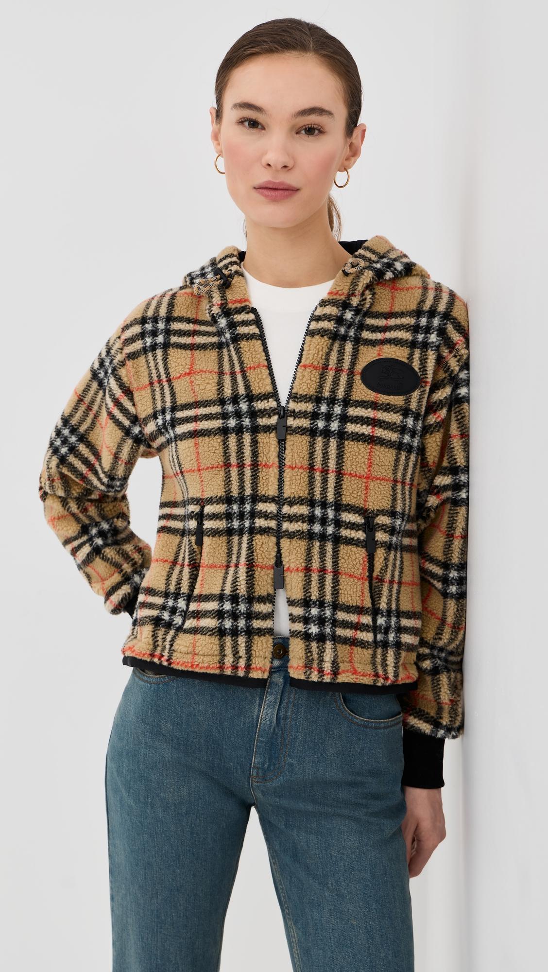 Fiona Fleece Cropped Jacket by BURBERRY