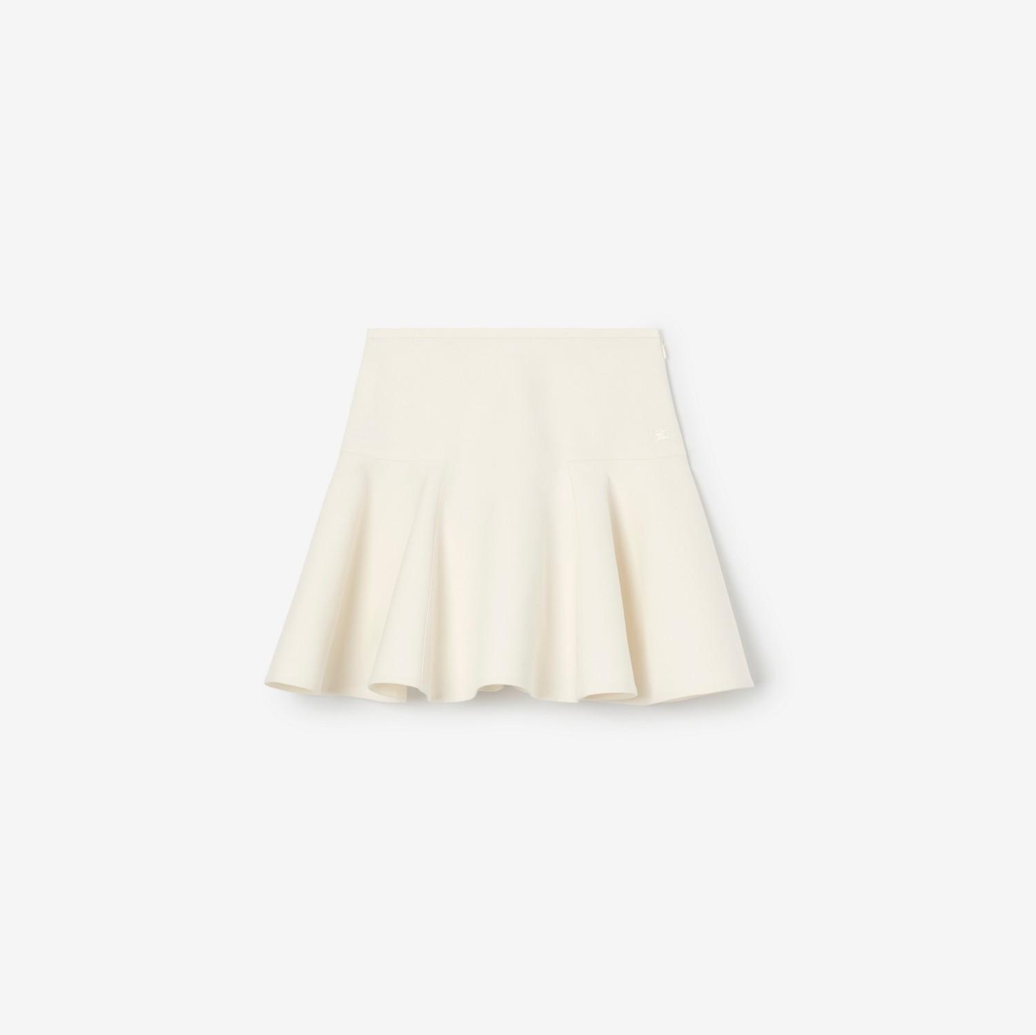 Fit-and-flare Cotton Mini Skirt by BURBERRY