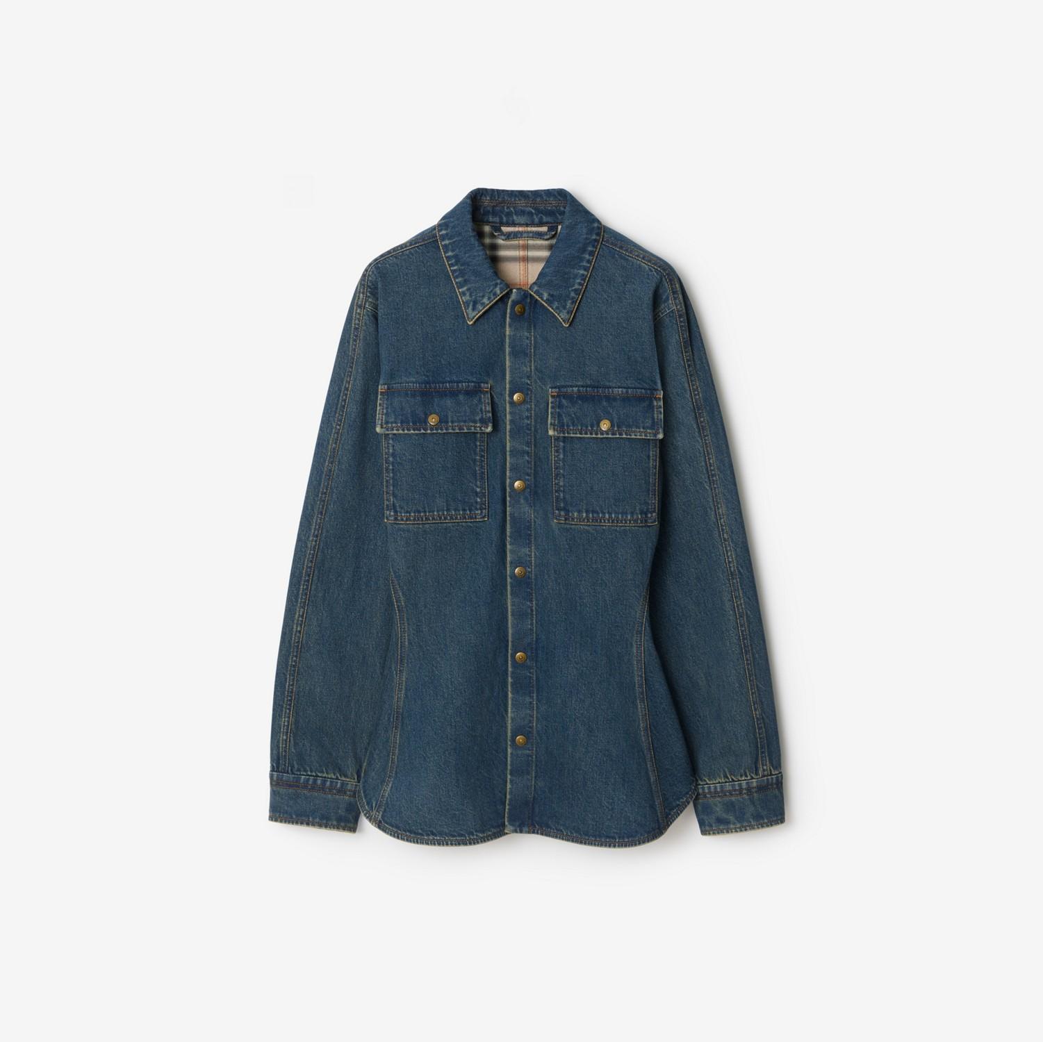 Fit-and-flare Denim Shirt by BURBERRY