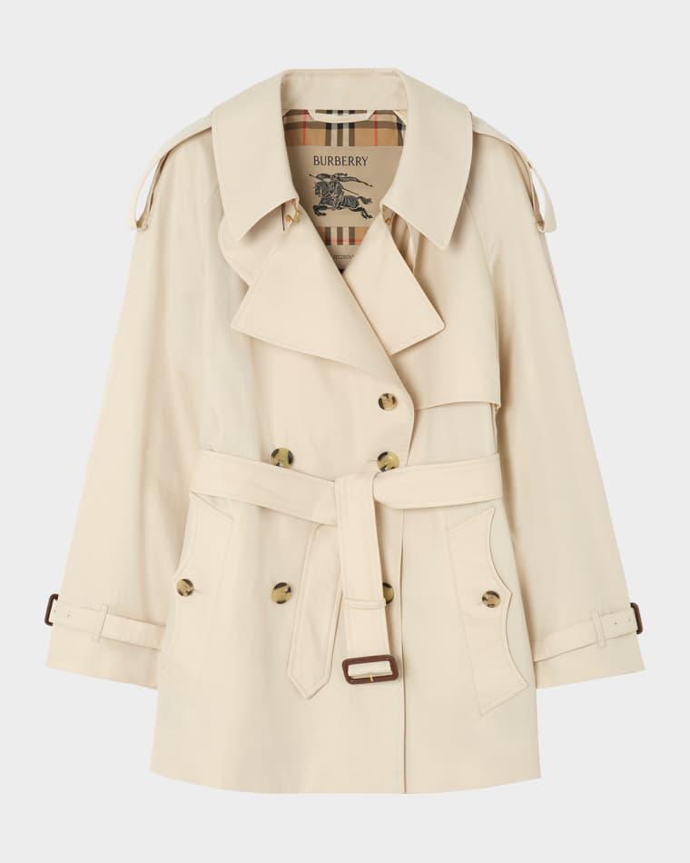 Fitzrovia Tropical Gabardine Short Trench Coat by BURBERRY