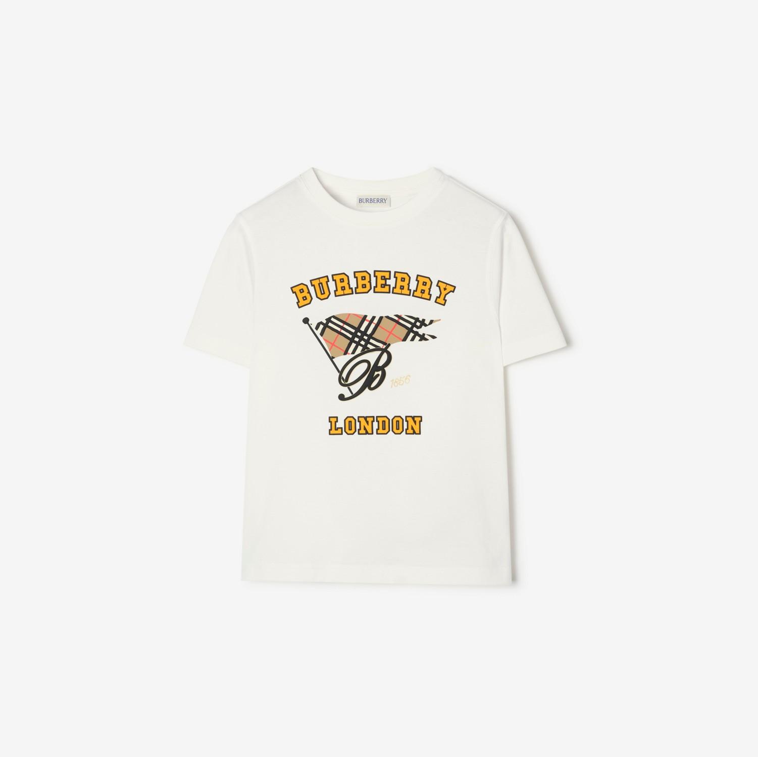 Flag Cotton T-shirt by BURBERRY