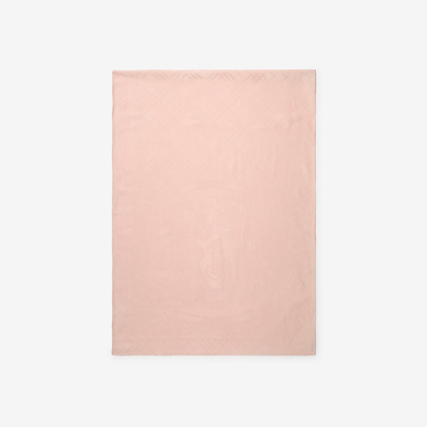 Floral Crest Silk Scarf by BURBERRY