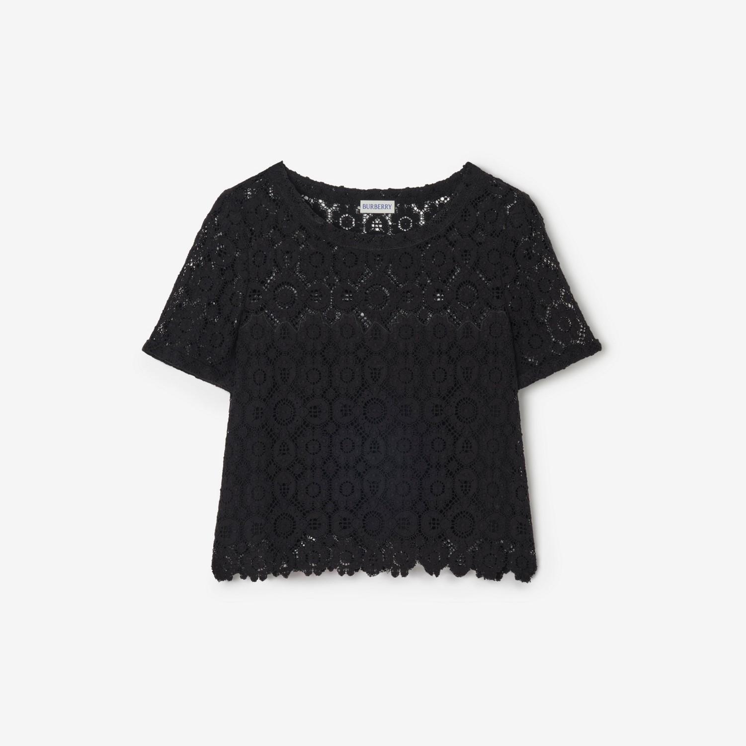 Floral Lace Blouse by BURBERRY