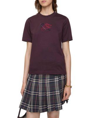 Frankie Check Cotton Tee by BURBERRY
