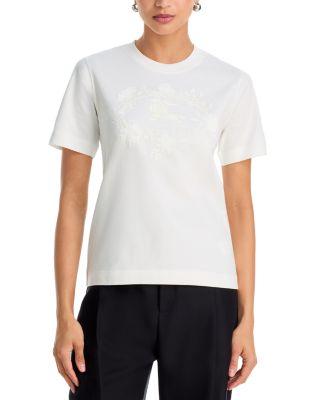 Frankie Lace Trim Tee by BURBERRY