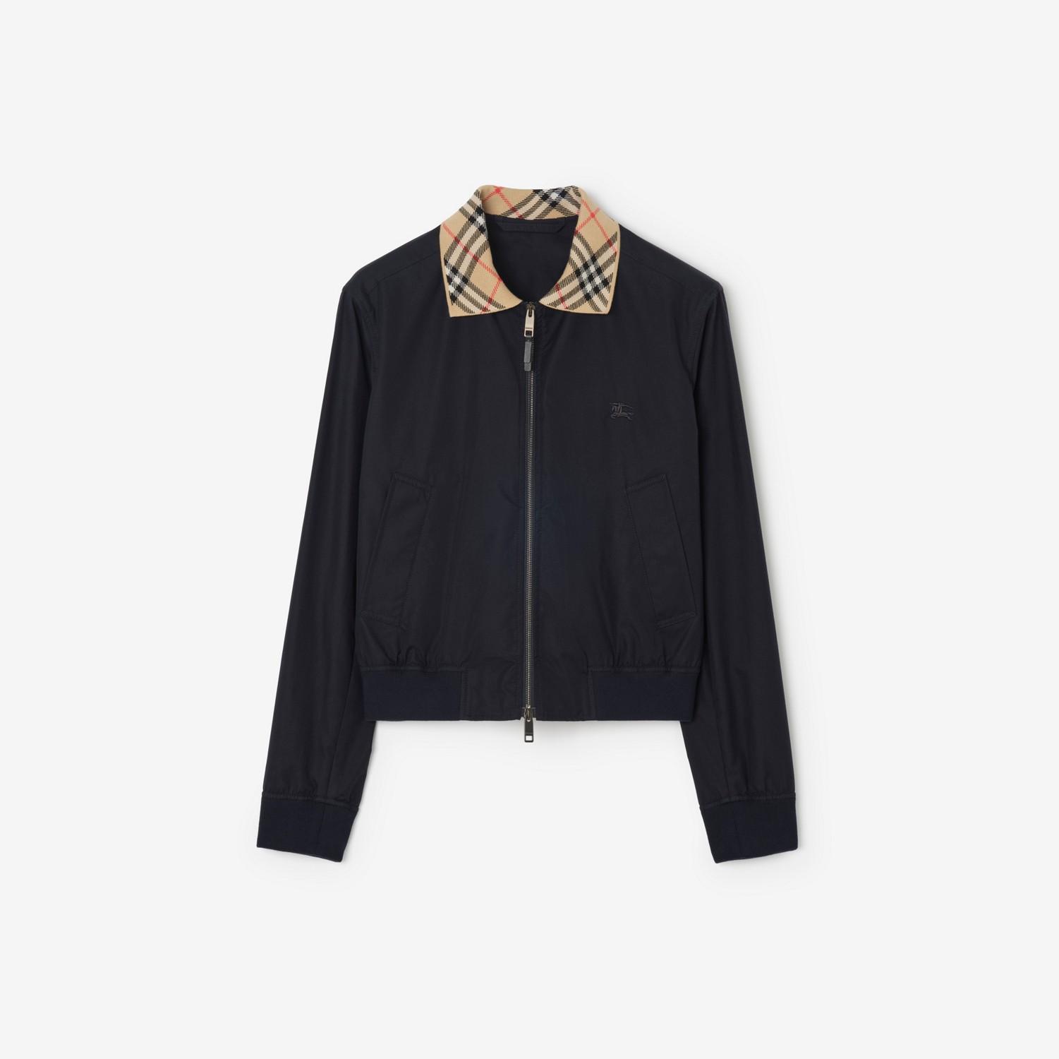 Gabardine Glenfields Harrington Jacket by BURBERRY
