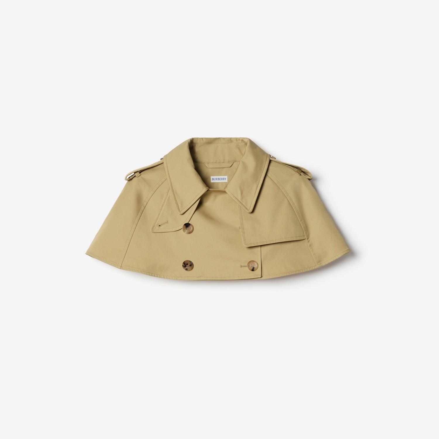 Gabardine Trench Capelet by BURBERRY