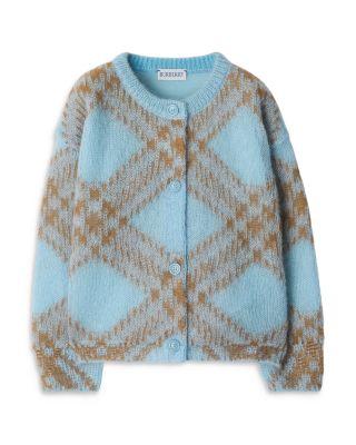 Girls' Bethane Check Mohair Cardigan - Little Kid by BURBERRY