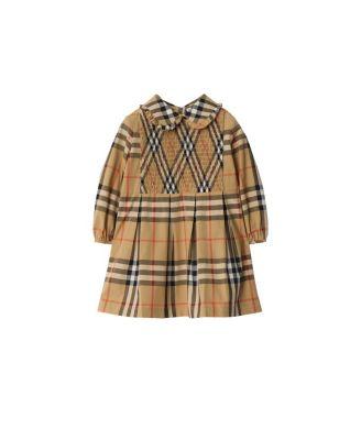 Girls' Check Cotton Dress - Baby by BURBERRY