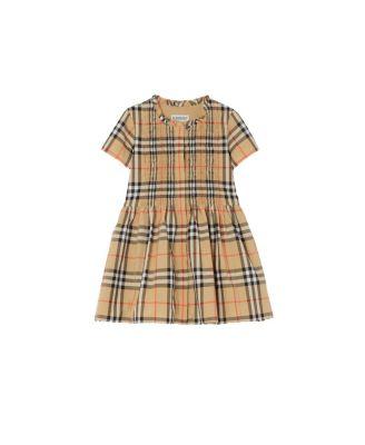 Girls' Check Cotton Dress - Baby by BURBERRY