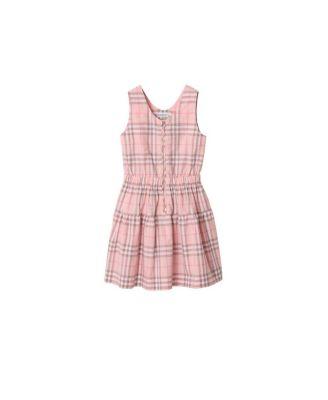 Girls' Check Cotton Dress - Little Kid by BURBERRY