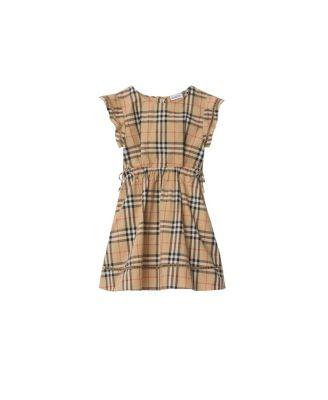 Girls' Check Cotton Dress - Little Kid by BURBERRY