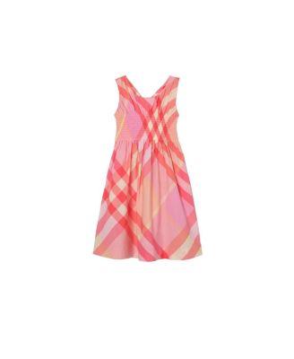 Girls' Check Cotton Dress - Little Kid by BURBERRY