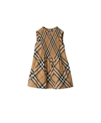 Girls' Check Cotton Poplin Dress - Baby by BURBERRY