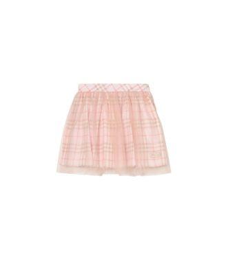 Girls' Check Silk Skirt - Little Kid by BURBERRY