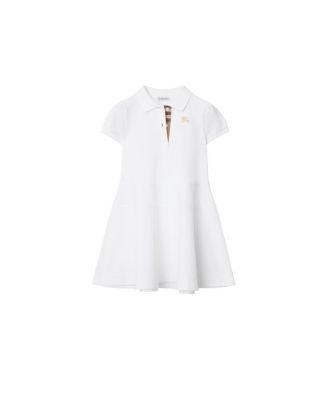 Girls' Cotton Polo Shirt Dress - Little Kid by BURBERRY