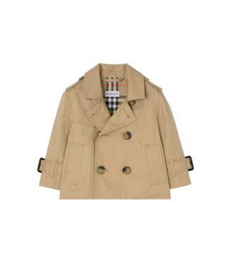 Girls' Cotton Trench Jacket - Baby by BURBERRY