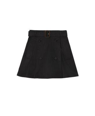 Girls' Cotton Trench Skirt - Little Kid by BURBERRY