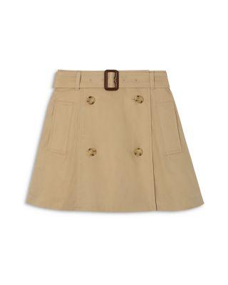Girls' Cotton Trench Skirt - Little Kid by BURBERRY