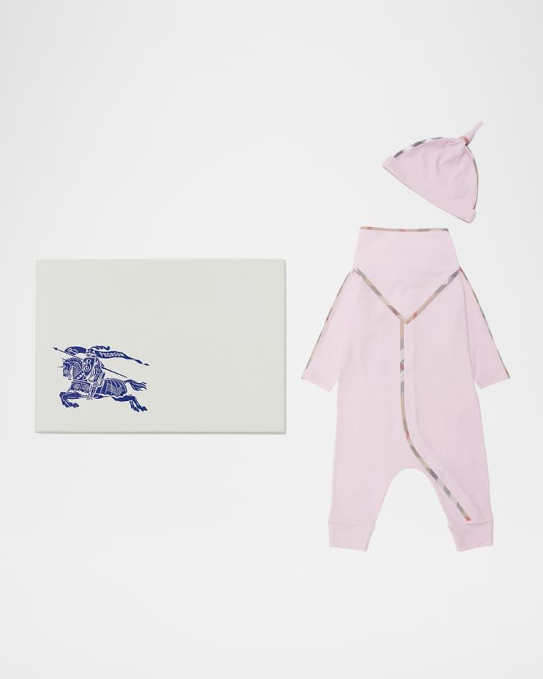 Girl's Hamilton 3-Piece Gift Set, Size 1M-12M by BURBERRY