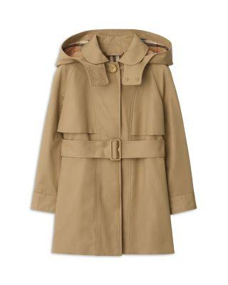 Girls' Hooded Trench Coat - Little Kid by BURBERRY