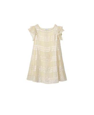 Girls' Metallic Check Silk Dress - Little Kid by BURBERRY