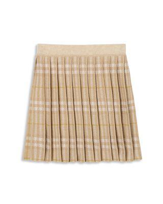 Girls' Philomena Pleated Check Wool-Blend Skirt	- Little Kid by BURBERRY