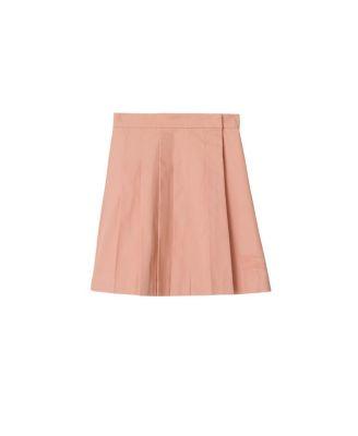 Girls' Pleated Cotton Skirt - Baby by BURBERRY