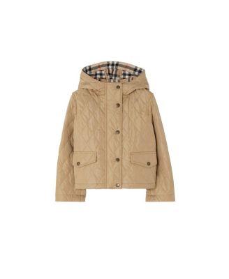 Girls' Quilted Nylon Parka - Little Kid by BURBERRY