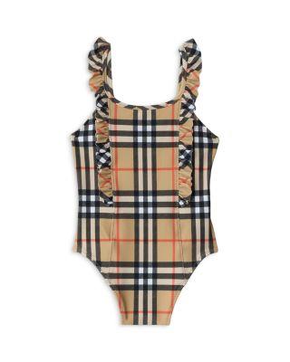 Girls' Tilly Check Swimsuit - Baby by BURBERRY