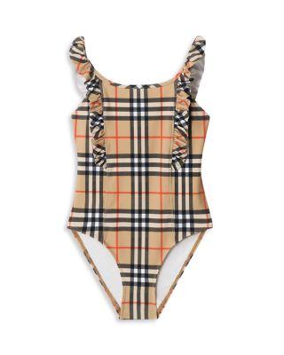 Girls' Tilly Check Swimsuit - Little Kid by BURBERRY