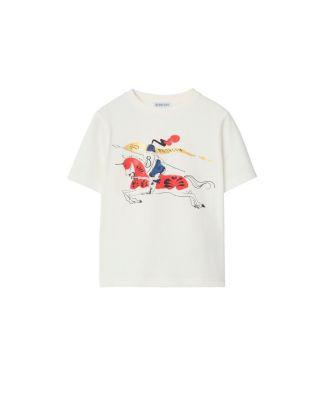 Girls' Watercolour EKD Cotton T-shirt - Little Kid by BURBERRY