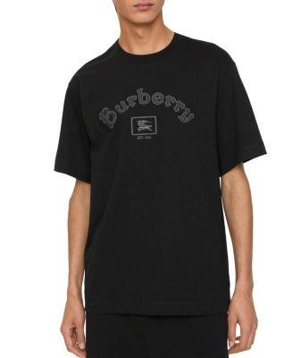 Gothic Logo Cotton T-shirt by BURBERRY