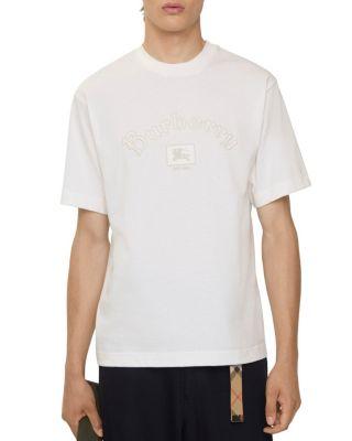 Gothic Logo Cotton T-shirt by BURBERRY