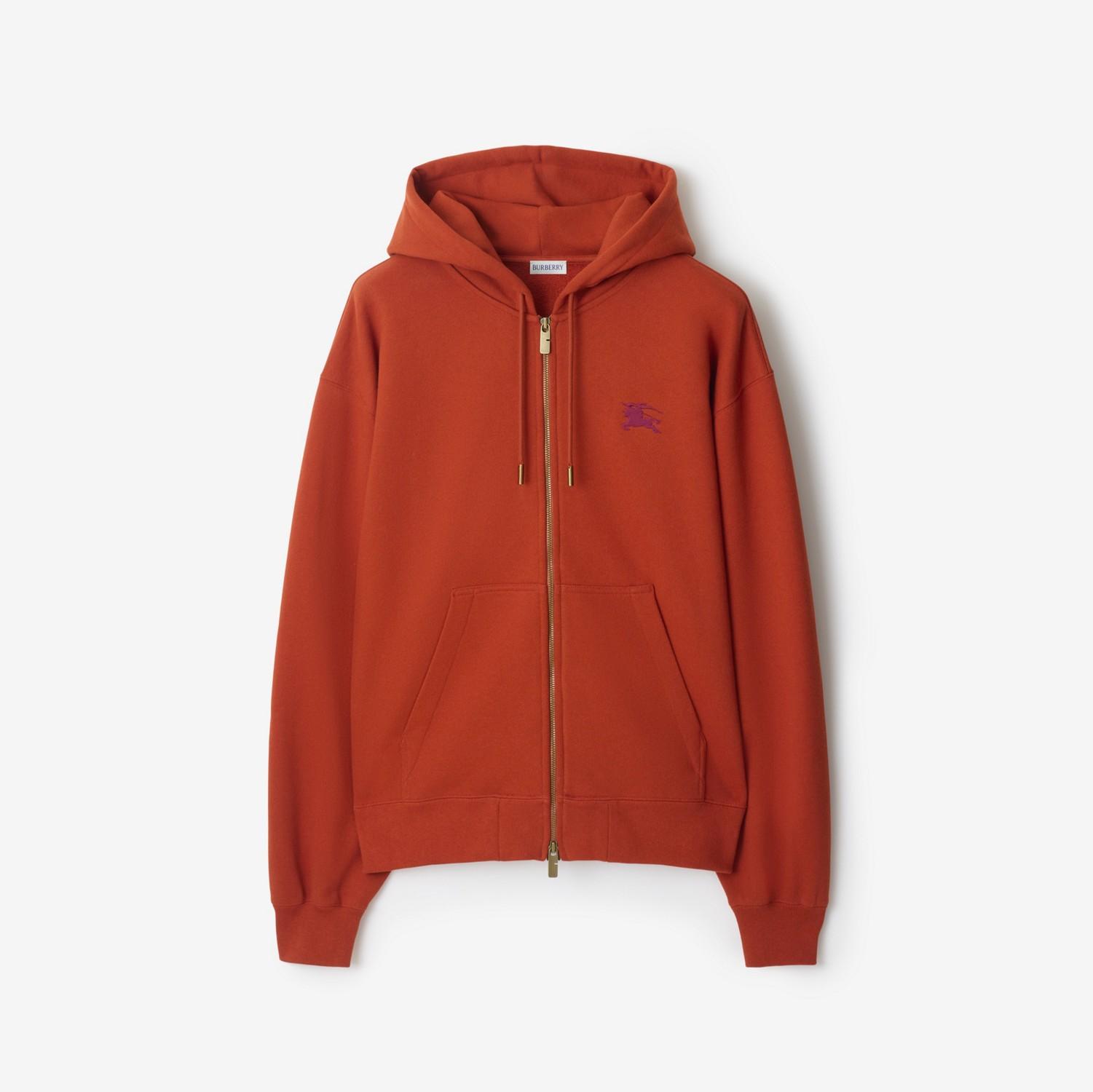 Gothic Logo Cotton Zip Hoodie by BURBERRY