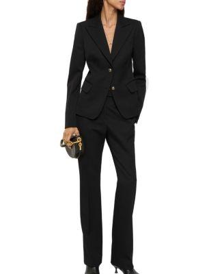 Grain de Poudre Wool Tailored Trousers by BURBERRY