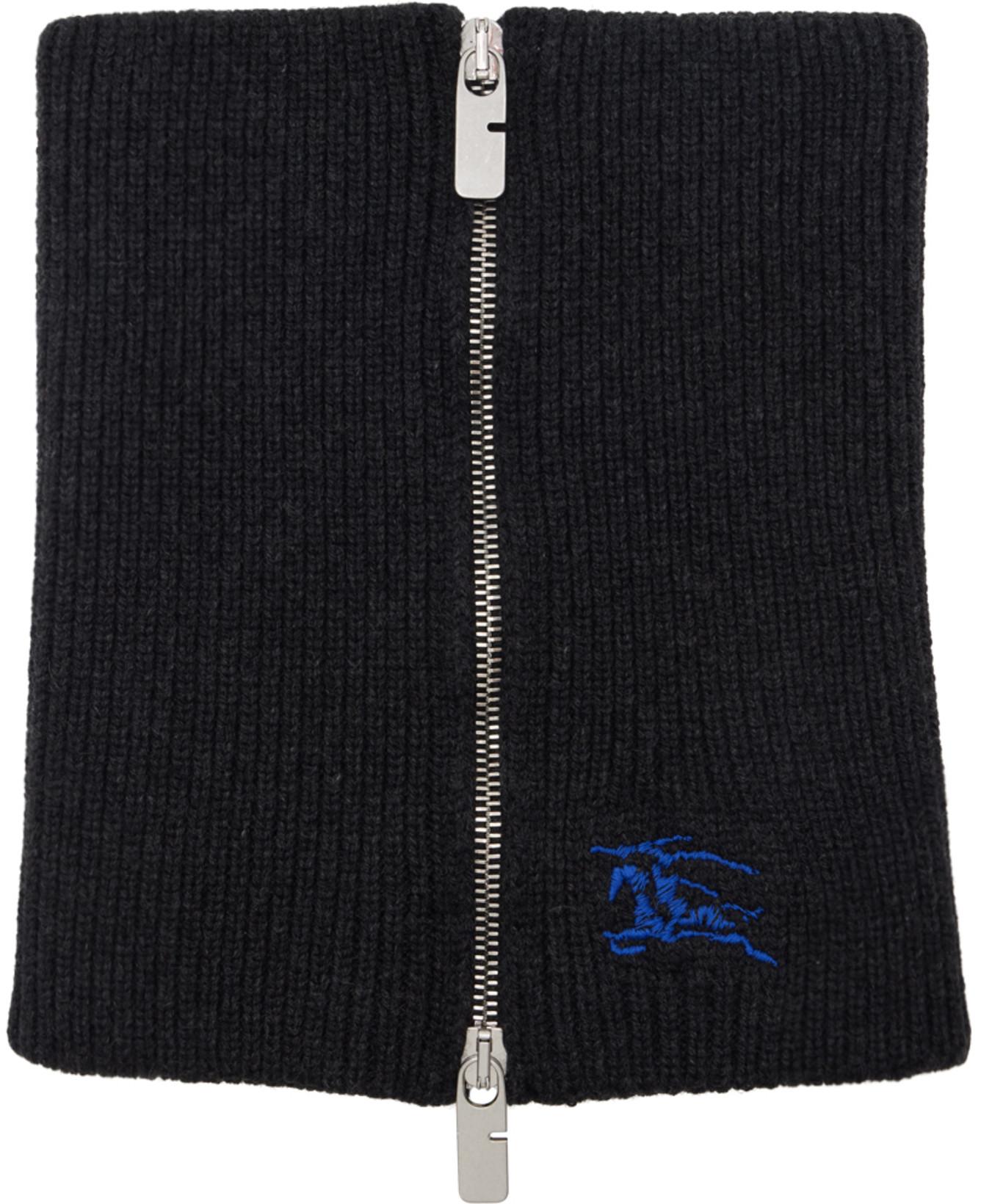 Gray Zip Neck Warmer by BURBERRY