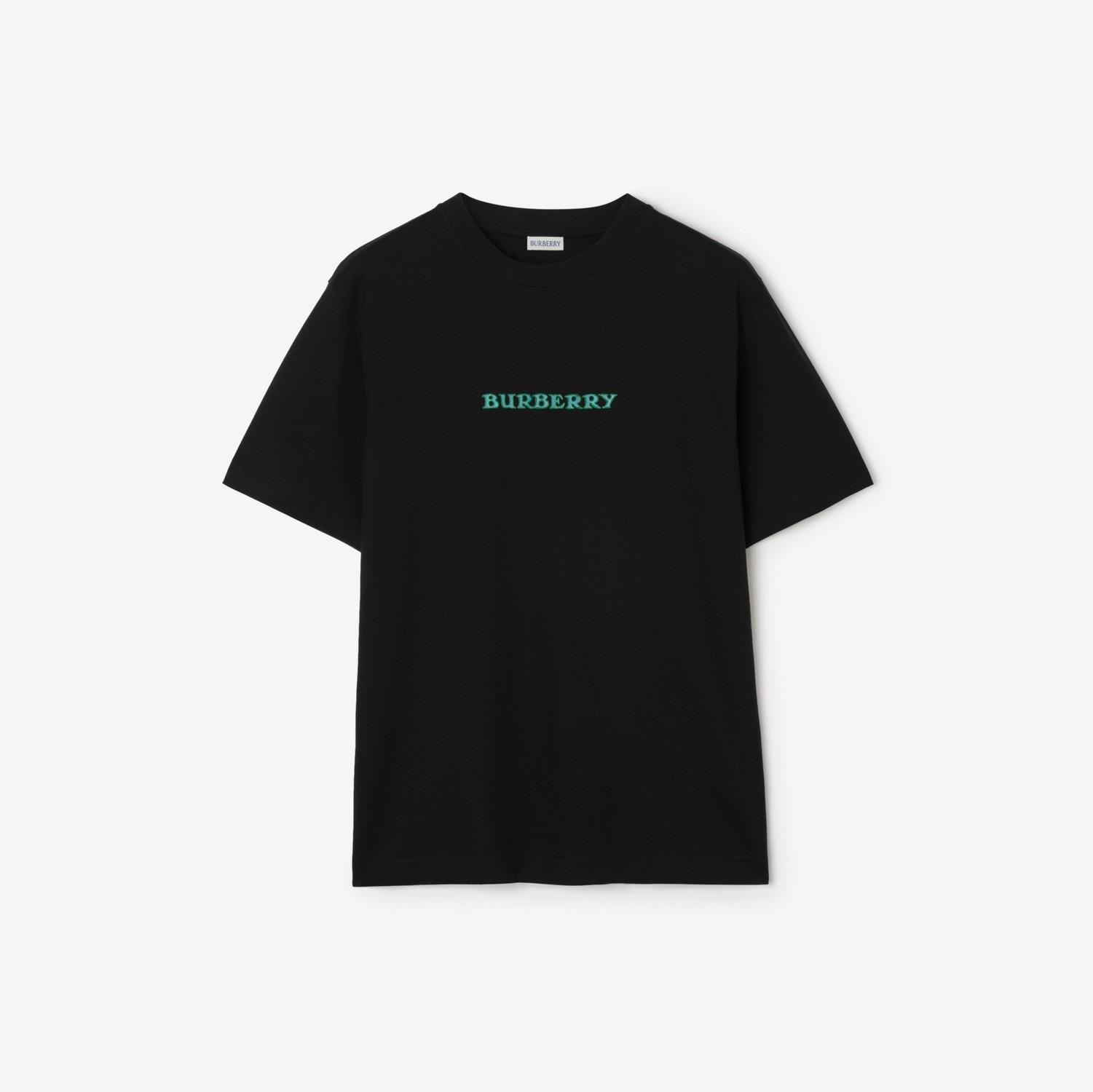 Heritage Logo Cotton T-shirt by BURBERRY